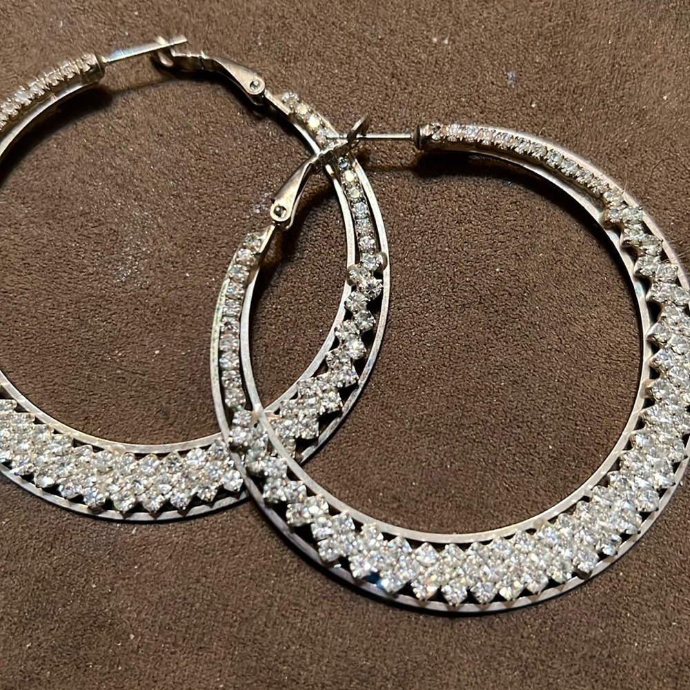 Ladies’ Silver Hoop Earrings